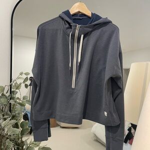 Vuori Dark Gray Hoodie with Drawstrings